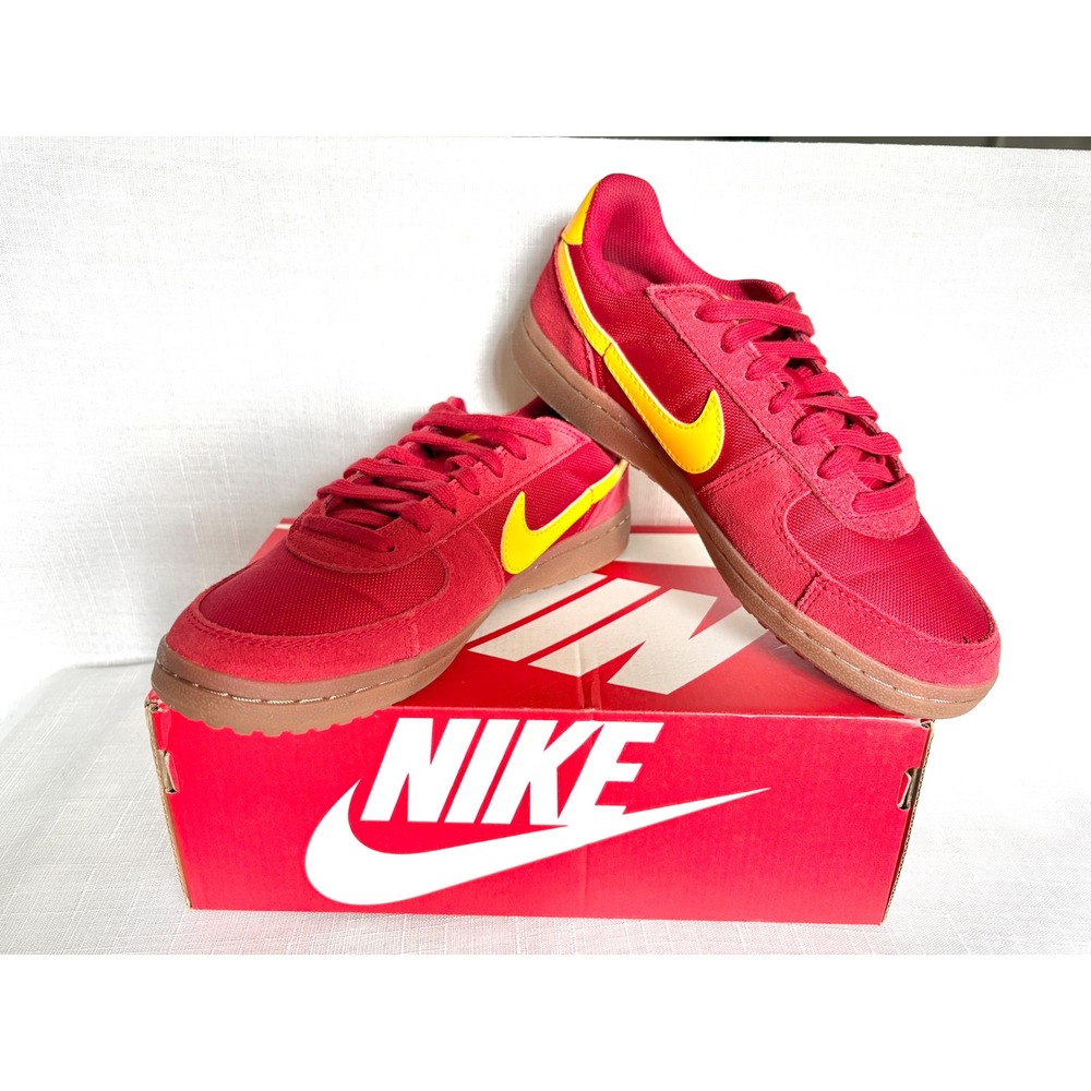 Nike Field General 82 Boys University Red Gold Gum IF0465-602 Size 5.5Y